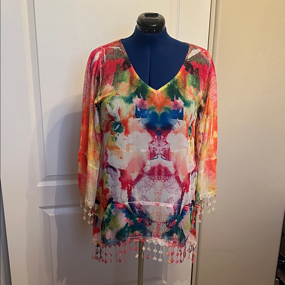 Colorful Women's Tunic Top